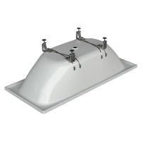 Ножки для ванны, Bette, BetteMetric, универсальные, 4 отдельных двойных опоры для перекрестного монтажа