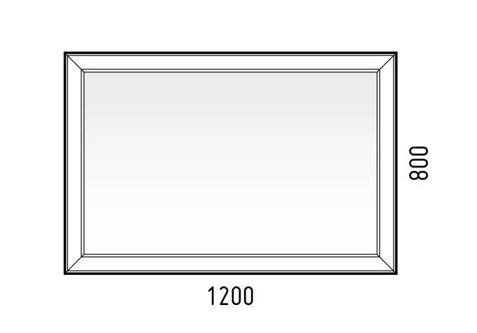 Зеркало LED "Классика 1200*800", сенсор Зеркало LED "Классика 1200*800", сенсор