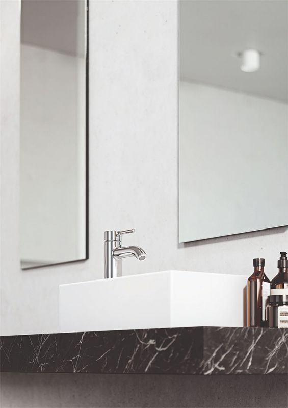 Смеситель для раковины  KLUDI BOZZ 382700576 (хром, L-14 H-7,5), шт Смеситель для раковины  KLUDI BOZZ 382700576 (хром, L-14 H-7,5), шт