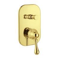 MAYA См-ль скрытого монтажа моноком. 2-х позиционный с девиатором, золото