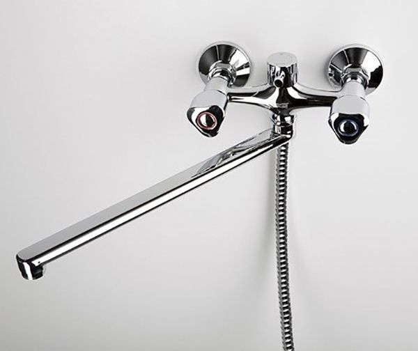 Смеситель для ванны WasserKRAFT Amper 2902L универсальный Хром