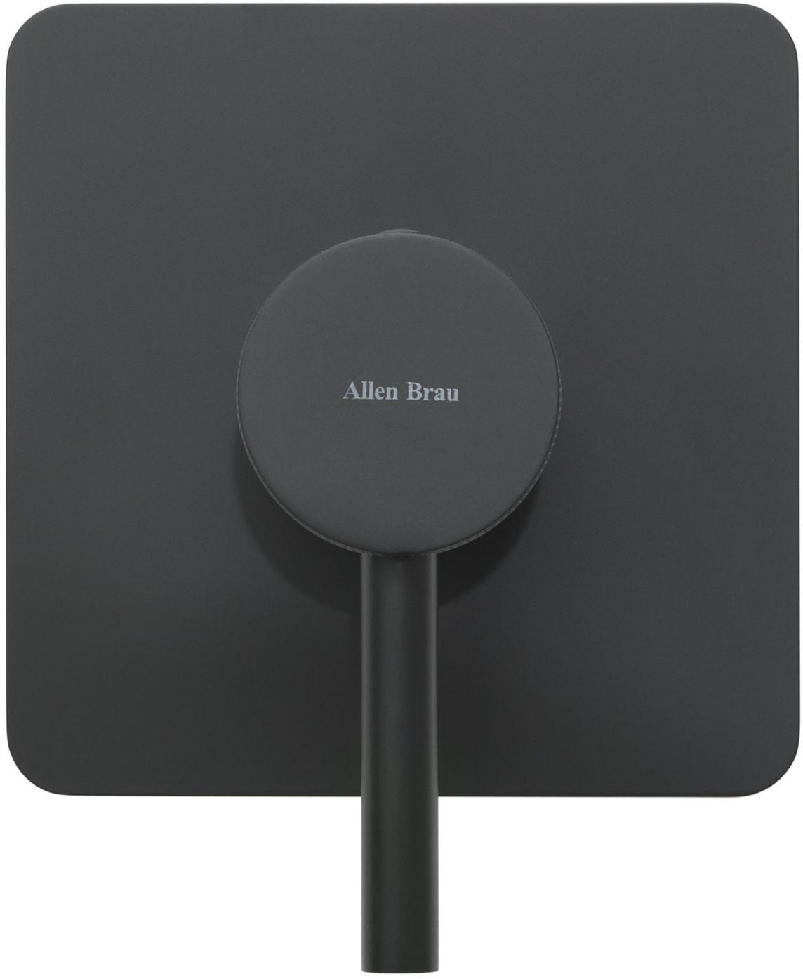 Смеситель для душа Allen Brau Priority X1 5.31012-31 (с внутренней частью, 1 выход) черный матовый, артикул 5.31012-31