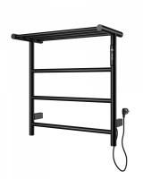 Полотенцесушитель электрический с полкой WONZON & WOGHAND, Черный матовый (WW-AL402-MB) Полотенцесушитель электрический с полкой WONZON & WOGHAND, Черный матовый (WW-AL402-MB)