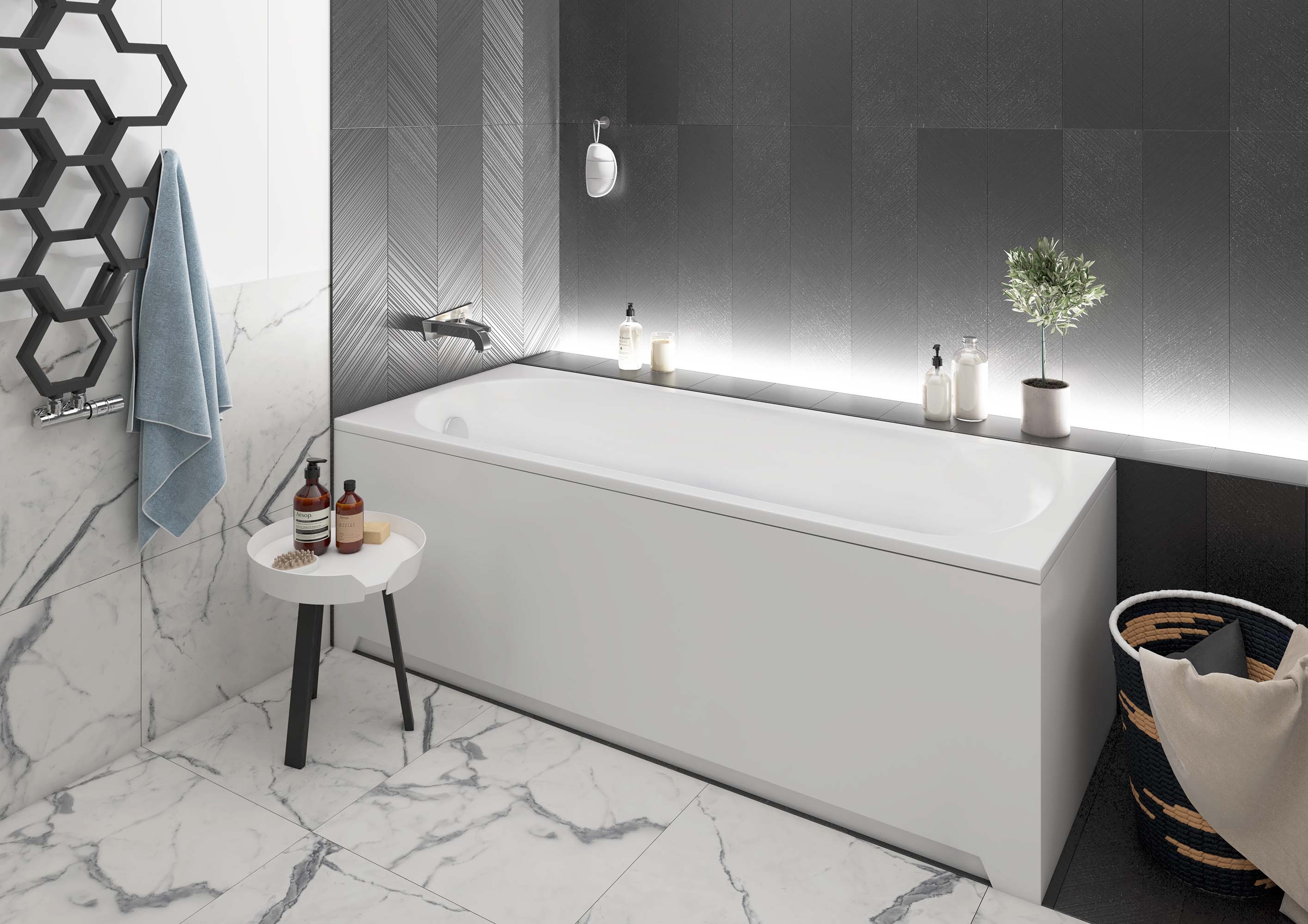 Ванна Ника прямоугольная 160*75см