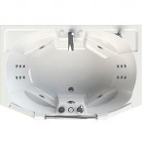 Акриловая ванна Radomir Конкорд 180x120 с гидромассажем Bronze