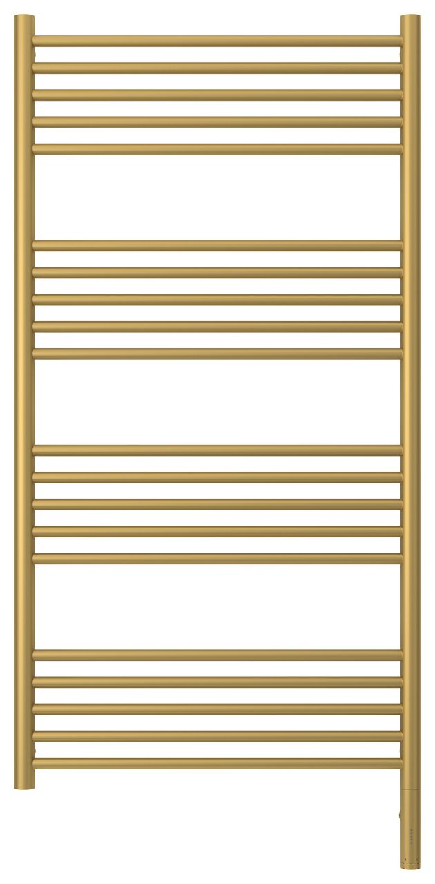 Полотенцесушитель электрический "БОГЕМА 3.0" прямая 1200х600 / МЭМ правый (Матовое золото)