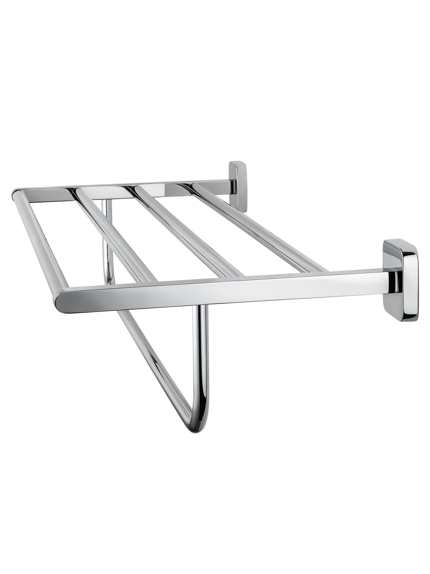 Полотенцедержатель с полкой WONZON & WOGHAND STILL, Хром (WW-6681)