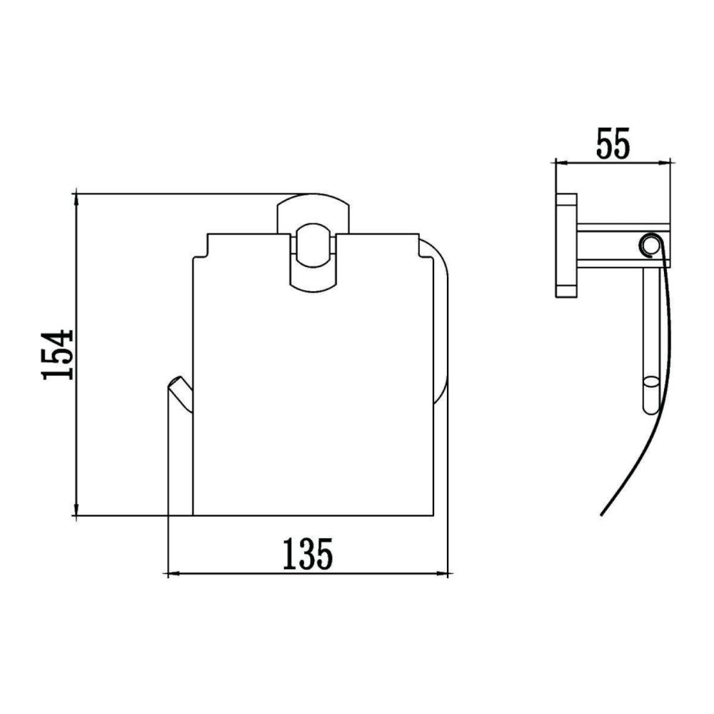 Держатель для туалетной бумаги Savol S-009951, хром, артикул S-009951