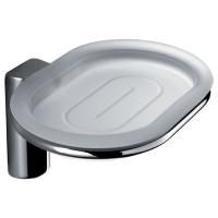 Colombo Luna Мыльница подвесная, цвет: хром/матовое стекло Colombo Luna Мыльница подвесная, цвет: хром/матовое стекло