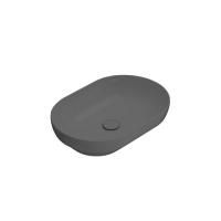 GLOBO T-Edge  Раковина-чаша на столешницу 60х41Х14 см, без отв под смеситель, цвет Smoke GLOBO T-Edge  Раковина-чаша на столешницу 60х41Х14 см, без отв под смеситель, цвет Smoke