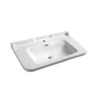 Kerasan Waldorf Раковина керамическая 100х55см, c 1 отверстием под смеситель, белая, цвет заглушки - хром