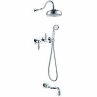 Смеситель для ванны, встроенный BRILLANTE Ripresa_Комплект