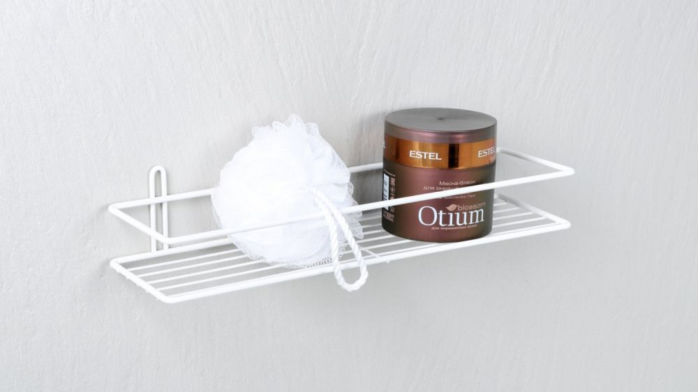 Полка Fixsen прямая одноэтажная белая (FX-730W-1), артикул FX-730W-1