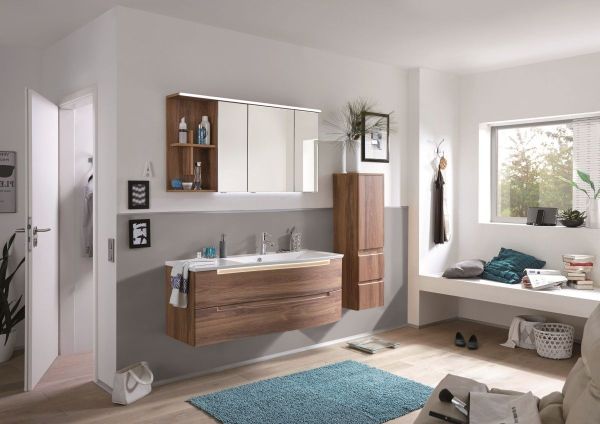 Комплект мебели Puris Purefaction, 1200 мм левый, цвет дуб чарлстон