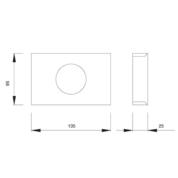 Bongio Brasil & Hotelerie Диспенсер для пакетов, 135x95 мм, цвет хром