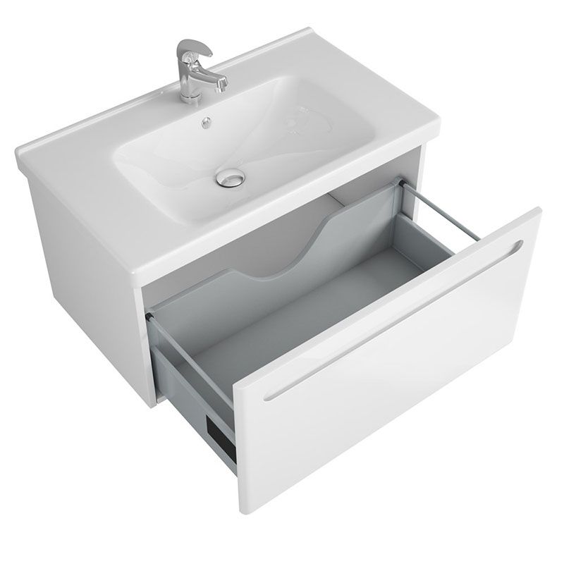 Тумба под раковину Owl 1975 Otalia 80 OW04.02.00 подвесная Белая, артикул OW04.02.00