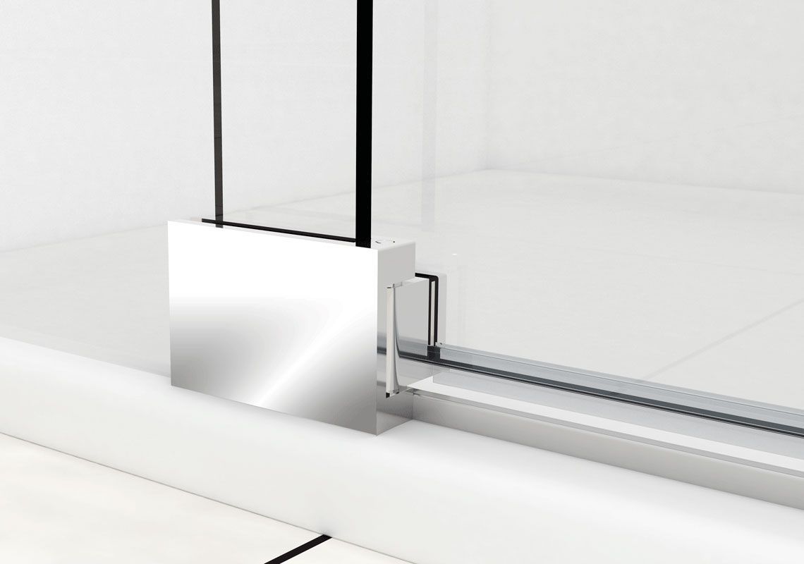 Душевая дверь Extra VDP-1E8090CG, 800/900, хром, стекло тонированное