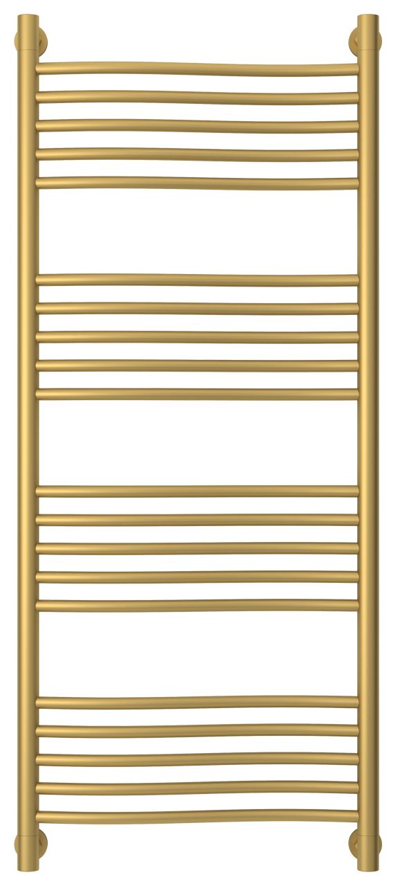Полотенцесушитель водяной "ФЛЮИД+" 1200х500 (Матовое ЗОЛОТО)