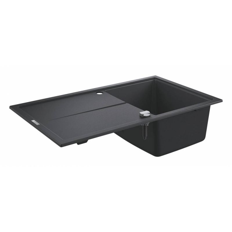 Мойка GROHE K400, 860 x 500 мм, черный гранит (31640AP0) Мойка GROHE K400, 860 x 500 мм, черный гранит (31640AP0)