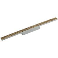 Трап душевой 700х40 мм с гидрозатвором и декоративн. решеткой бронза