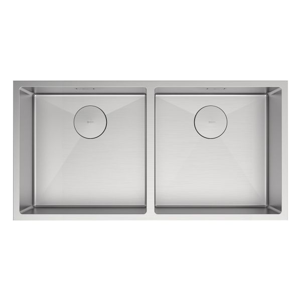 Кухонная мойка Lemark PRORAN 900 прямоугольная с двумя чашами из нержавеющей стали цвет: сталь (9937137)