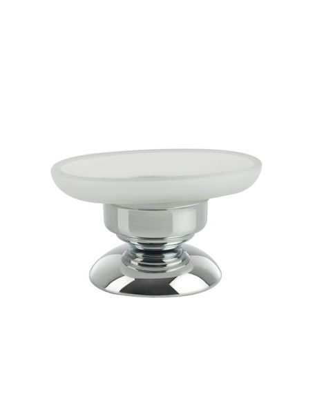 Stil Haus Elite, настольная мыльница на ножке, цвет хром