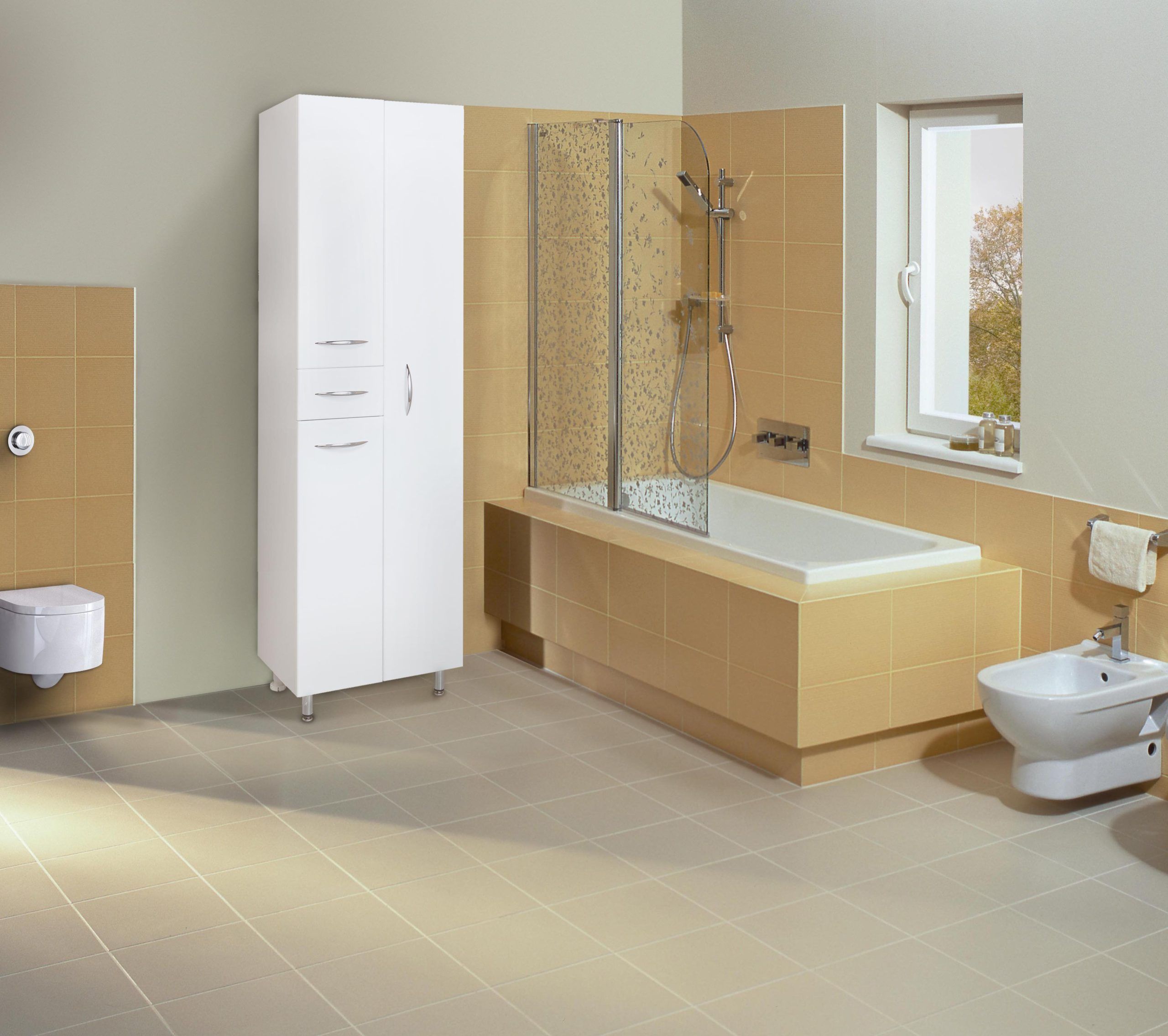 Кран смывной КРС-20-04 с мет. трубой КНОПКА (Тула)