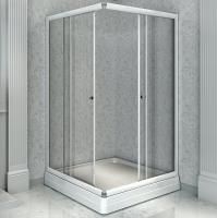 Душевой уголок Radomir 100x100 1-09-1-0-0-1190 профиль Белый стекло прозрачное