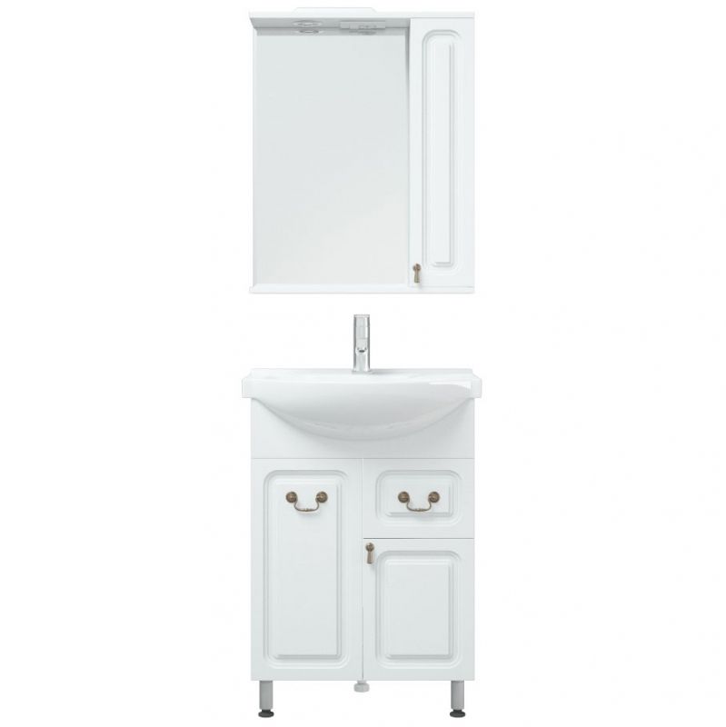 Зеркало-шкаф "Элегия Ретро 60", бронза