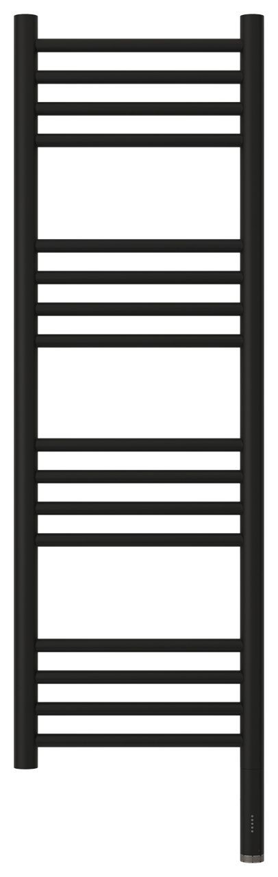 Полотенцесушитель, Сунержа, Богема 3.0, электрический, ширина, мм-332, глубина, мм-75, высота, мм-1124, межосевое расстояние-300, подключение-нижнее справа, электрокомплект-МЭМ, мощность, Вт-300, материал-нержавеющая сталь, цвет-черный матовый