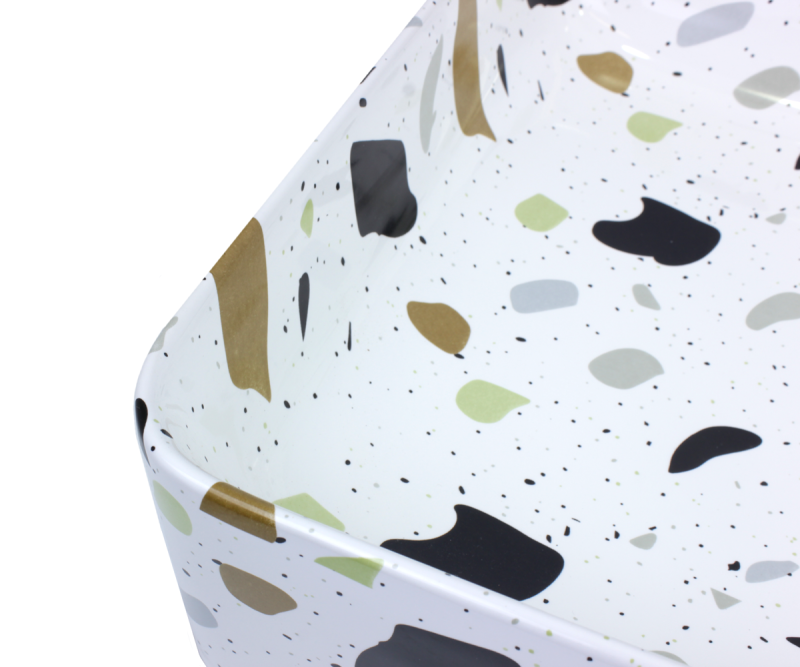 Раковина чаша Bronze de Luxe Терраццо 1061TR, разноцветная, артикул 1061TR