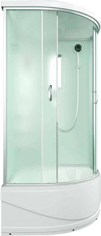 Душевая кабина Erlit Comfort ER2509TP 90x90 с гидромассажем профиль Матовый хром стекло матовое Душевая кабина Erlit Comfort ER2509TP 90x90 с гидромассажем профиль Матовый хром стекло матовое