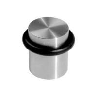 Дверной упор SIMPLE LINE, напольный, 25x30 мм, нержавеющая сталь, матовый хром, Sapho