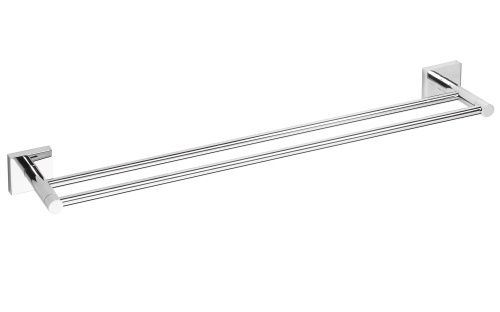 Полотенцедержатель Beta двойной  655x55x110мм, хром