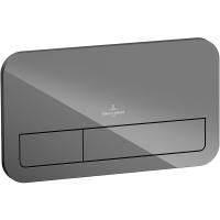 Клавиша смыва Villeroy&Boch ViConnect 922400 Серая глянцевая Клавиша смыва Villeroy&Boch ViConnect 922400 Серая глянцевая