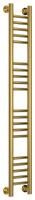 Полотенцесушитель водяной "Богема+" прямая 1200х150 (ЗОЛОТО)