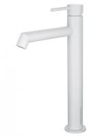 Смеситель для раковины высокий WONZON & WOGHAND, Белый матовый (WW-H1064-MW)