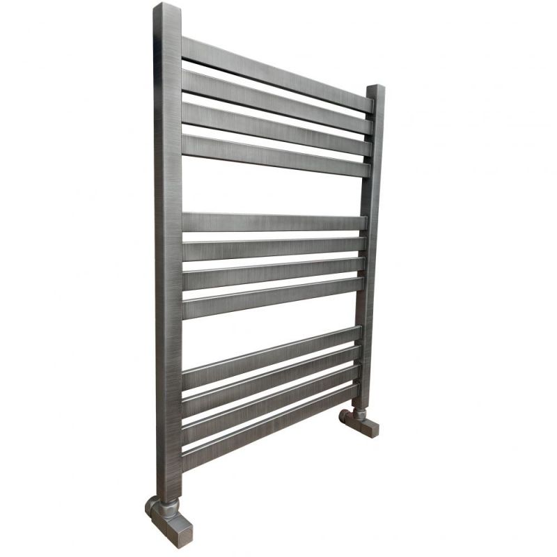 Водяной полотенцесушитель Ника Modern ЛМ 6 80x50 Matt antique silver 12 перекладин