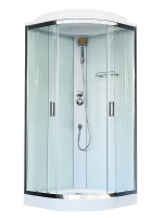 Душевая кабина Royal Bath RB 90HK5-WT-CH (белое/прозрачное) Душевая кабина Royal Bath RB 90HK5-WT-CH (белое/прозрачное)