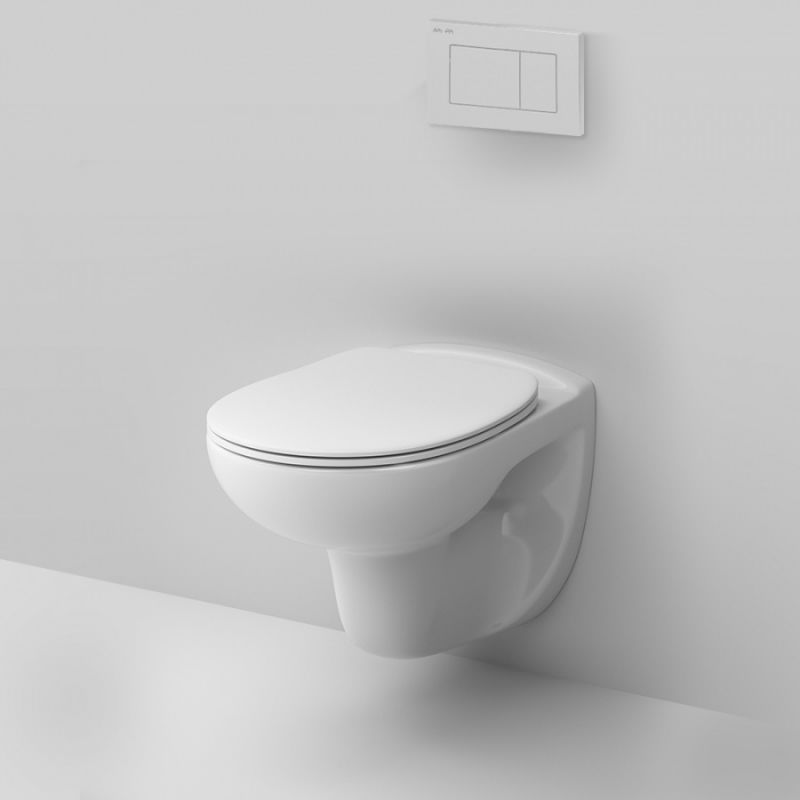 Комплект унитаза с инсталляцией AM.PM Sense IS301.741700 с сиденьем Микролифт и Белой клавишей смыва Комплект унитаза с инсталляцией AM.PM Sense IS301.741700 с сиденьем Микролифт и Белой клавишей смыва