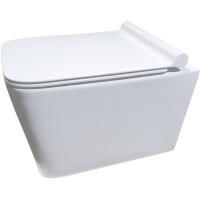 Унитаз Cerutti SPA Maiella aria B-2370-3 7402 подвесной с сиденьем Микролифт Унитаз Cerutti SPA Maiella aria B-2370-3 7402 подвесной с сиденьем Микролифт