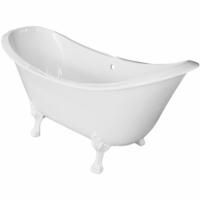 Ванна из искусственного камня Эстет Скарлетт 180x77 Белая