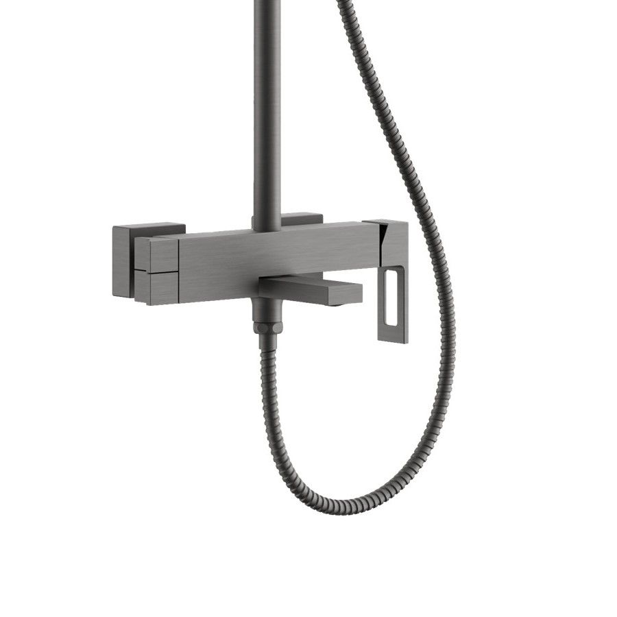 Душевая система BELZ B24658-3, оружейная сталь