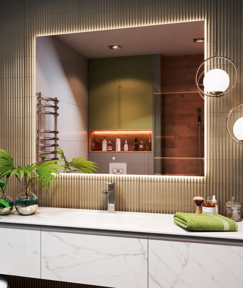 Зеркало VIGO Quadro z.QUA.120.Classic, 120 см, артикул z.QUA.120.Classic