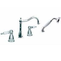 СМЕСИТЕЛЬ ДЛЯ АКРИЛOВOЙ ВАННЫ, ВРЕЗНОЙ TRADIZIONALE CHROMO