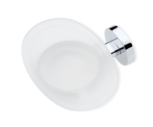 Stil Haus Diana, настенная стеклянная мыльница, цвет хром