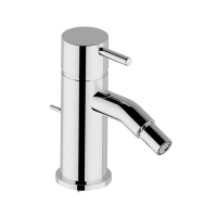 Смеситель для биде, Cisal, Less New, тип открывания воды-однорычажный, тип регулирования воды-керамический картридж, отверстия для монтажа-1, высота, мм-141, вынос излива, мм-100, донный клапан-есть, тип подводки-гибкая, стандарт подвода воды-3/8", цвет-C