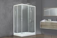 Душевой угол Royal Bath RB 8120HP-T (прозрачное) правый