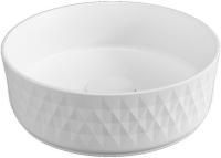 Раковина накладная Allen Brau Fantasy Romb 36 4.11033.21 белый матовый