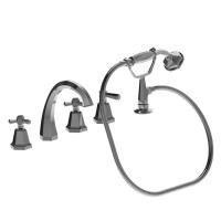 Stella Eccelsa Смеситель на борт ванны на 5 отверстий 3256TRTC/307, цвет: хром